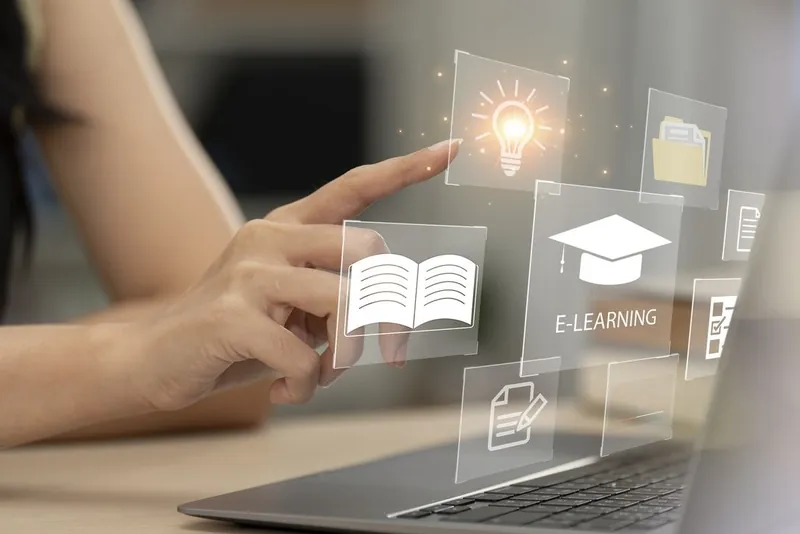 E-learning on a smartphone