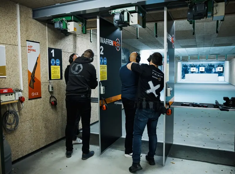 Schießbahnen im WaffenPro Schießsportzentrum Zerbst